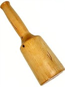 solid wood mallet