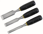 Stanley 16-150 3 Pc Set Short Blade Wood Chisels