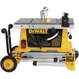 DEWALT DW744XRS 10-in Portable Table Saw with Rolling Stand